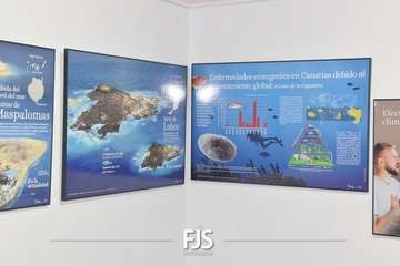  Telde da acogida a la exposición sobre los efectos del cambio climático en Canarias/TA.